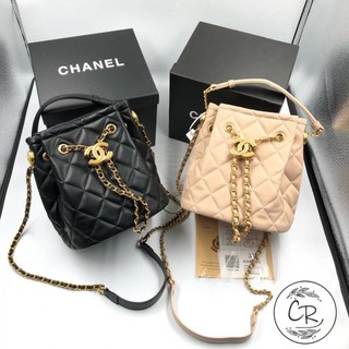 กระเป๋า สะพายข้าง CHANEL BAG งานเป๊ะทุกจุด หนังทั้งใบอะไหล่เงิน