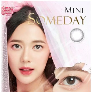 Kitty kawaii คอนแทคเลนส์ รุ่น mini Someday gray(สีเทา) ค่าสายตา 0.00 บิ๊กอายสายตาปกติ BY Kittykawaii (แถมตลับคอนแทคเลนส์