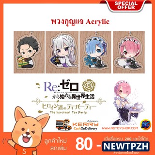 พวงกุญแจการ์ตูนอนิเมะ Re-Zero : Tea Party Ver.