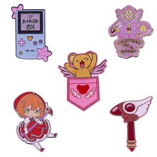 เข็มกลัด ลายอนิเมะ Cardcaptor Sakura Kero Chan Magic Wand สไตล์ญี่ปุ่น สําหรับแฟนคลับ