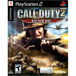 แผ่นเกมส์ Call of Duty 2 BIG RED ONE PS2 Playstation 2 คุณภาพสูง ราคาถูก