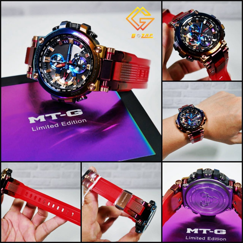 นาฬิกา G-Shock แท้ 100%  รุ่น : MTG-B1000VL-4A ( Volcanic Lightning Limited edition)