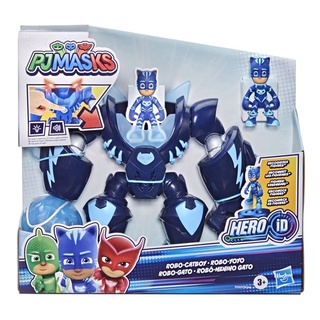 PJ Masks Robo-Catboy Preschool Toy, Includes Catboy Action Figure ฟิกเกอร์ PJ Masks Robo-Catboy Preschool ของเล่นสําหรับเด็ก