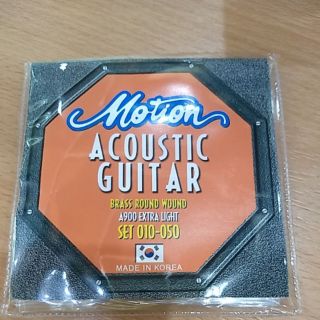 สายกีตาร์โปร่ง อคูสติค Acoustic Guitar Strings  Motion A900 Extra Light เบอร์ 010-050  1 ชุด 6 เส้น  (ราคา/ชุด)