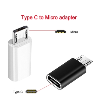 ส่งจากไทย🇹🇭 Type C Female To Micro USB Male อะแดปเตอร์แปลงสายเคเบิ้ล USB-C To Micro-B ตัวเชื่อมต่อ typec to micro usb