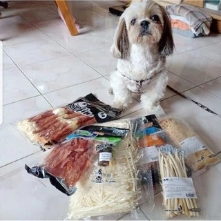 Dogfin ไก่พันกระดูกผูก 4 นิ้ว (FC28) ขนมสุนัข ขัดฟัน (มีราคาส่ง)