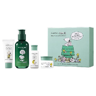 Innisfree x PEANUTS Green Tea Seed Serum 80ml Limited Edition Set อินนิสฟรี x พีนัทส์ เซตกรีนทีเซรั่ม 80 มล. รุ่นลิมิเดต อิดิชั่น สำหรับทุกสภาพผิว