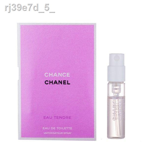 ☍เคาน์เตอร์ของแท้ Chanel แป้ง Encounter ตัวอย่างน้ำหอม 1.5ml Tenderness Encounter Lucent น้ำหอม EDP Rich อ่อนโยน Fidelit