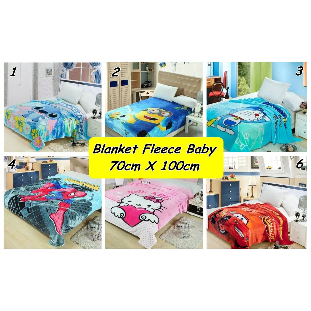 ผ้าห่มฟลีซ Baby 70cm X 100cm / 100 cm X 140 cm