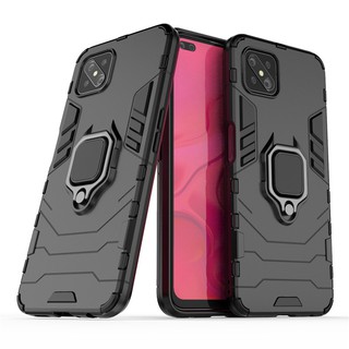 เคส OPPO Reno4 Z 5G ฮาร์ดเคสกันกระแทกเคสโทรศัพท์ Hybrid Armor Shockproof Ring Case OPPO Reno4 Z 5G Reno4Z Cover Stand