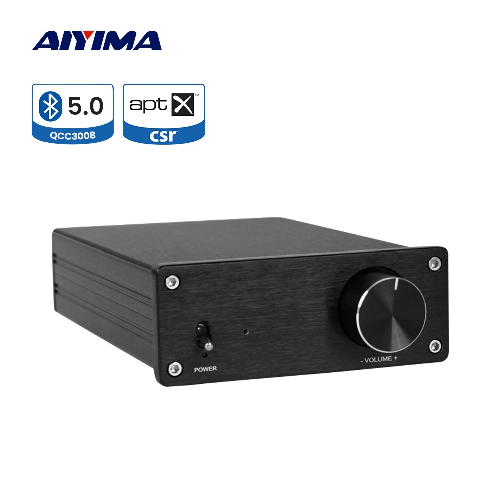 Aiyima Tpa3255 เครื่องขยายเสียงบลูทูธ 5.0 Qcc3008 Aptx Amplificador 325Wx2 Class D Hifi เพาเวอร์ Diy สําหรับโฮมเธียเตอร์ Diy