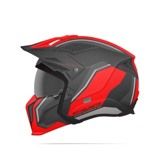 MT Helmet STREETFIGHTER SV  TWIN MATT RED