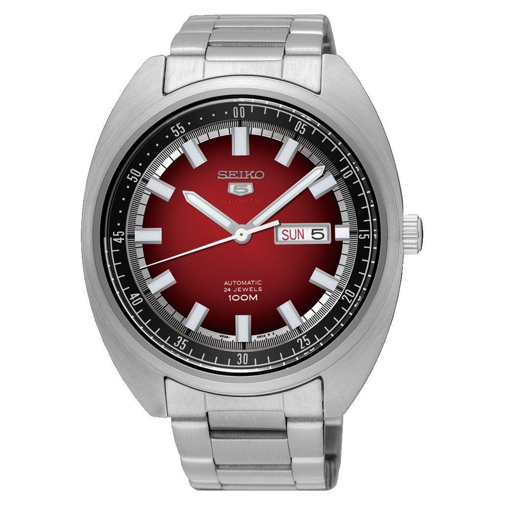 SEIKO 5 'Turtle' Sports 100M Watch Red Gradation Dial SRPB17K1