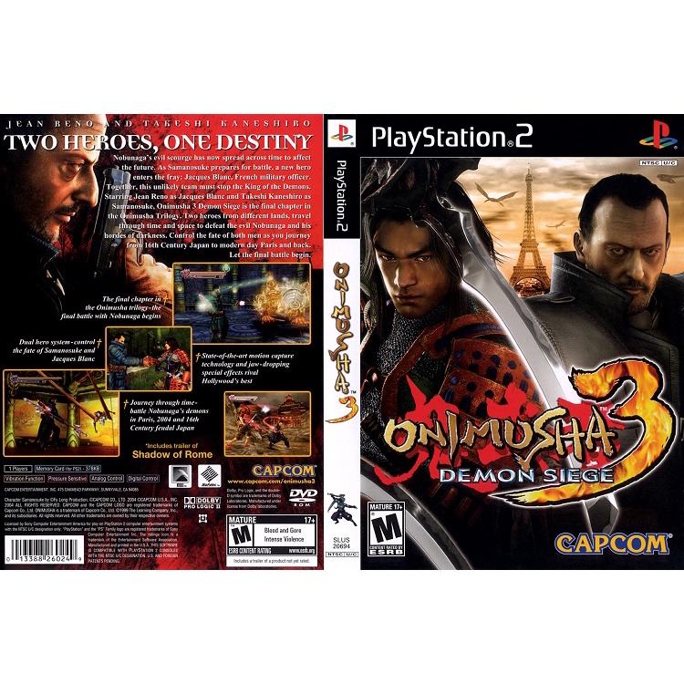 แผ่นเกมส์ PS2 Onimusha - Dawn of Dreams   คุณภาพ ส่งไว (2DVD)