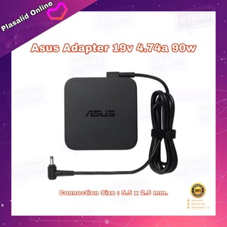 สายชาร์จโน๊ตบุ๊ค ที่ชาร์จโน๊ตบุ๊ค Asus Adapter Notebook 19v 4.74a 5.5*2.5 90w ของแท้ ทรงหลี่ยม สินค้ารับประกัน 1 ปี