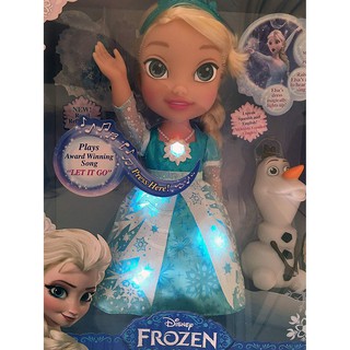 14" Class Disney Frozen Snow Glow Elsa -  English Singing Doll **กล่องไม่สวย**