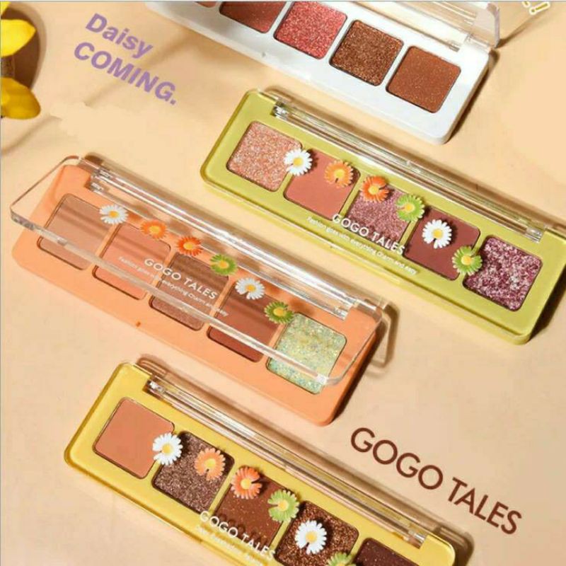 🥰แท้/พร้อมส่ง GOGO TALES HEARTBEAT STAR EYESHADOW