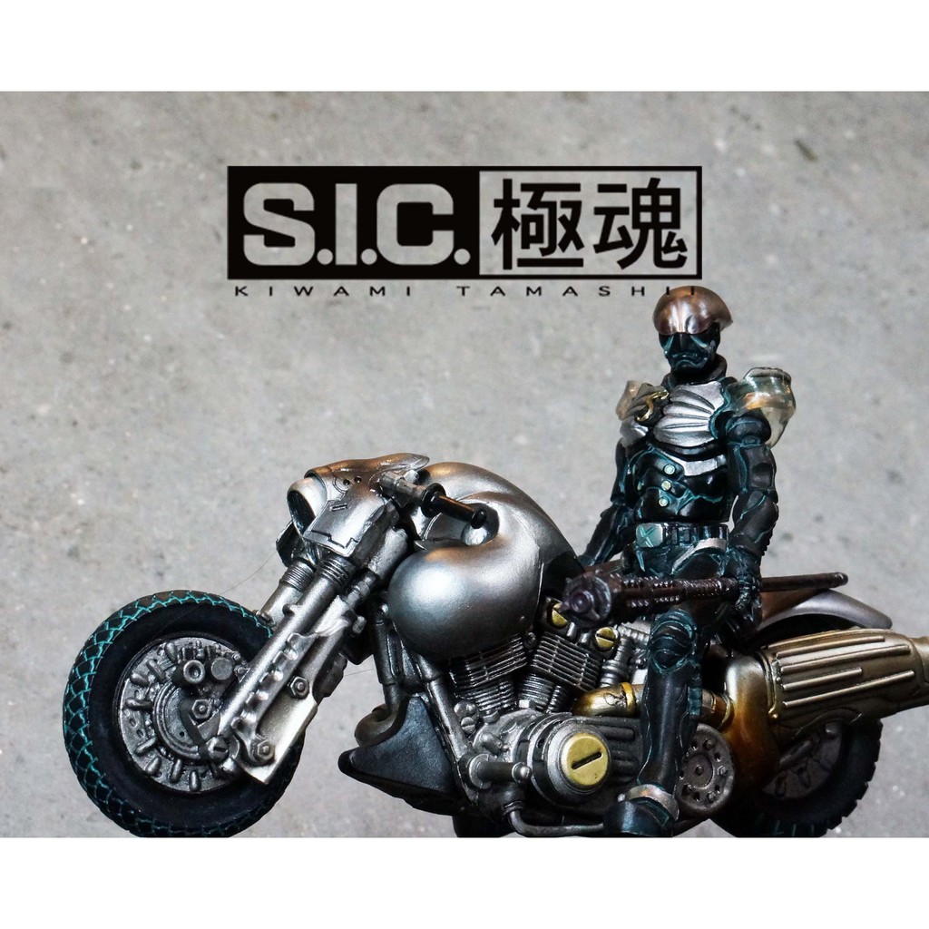 Bandai SIC takumi damashii Hakaider Bike Silver toy figure Toei Hero kamen rider masked rider Kikaid