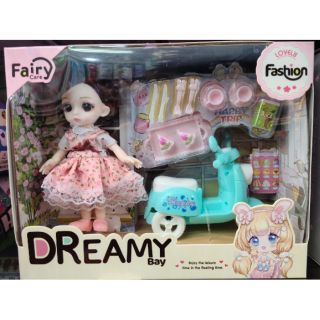 ตุ๊กตา บาโบลี่ ราคาถูก มาพร้อมรถเข็นหรือ มอเตอร์ไซต์ Baboliy  Dolls with accessories