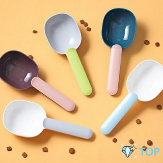 ที่ตักอาหารสุนัข แมว ช้อนตักอาหาร ตักข้าว พร้อมตัวหนีบปากถุง Food spoon