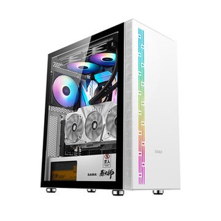 SAMA 3703 (ไม่มีพัดลม)  OEM Gaming PC Tempered Glass ATX/MATX/ITX ARGB light Manufacturer