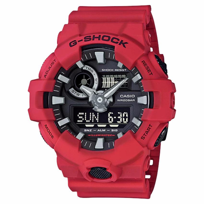 Casio G-Shock นาฬิกาข้อมือผู้ชาย สายเรซิ่น รุ่น GA-700-4A