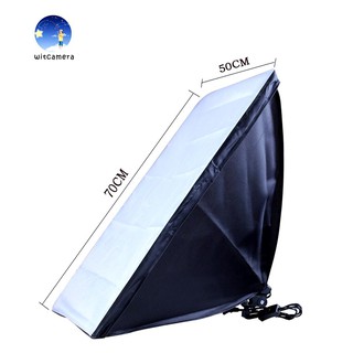 แหล่งขายและราคาโคมไฟสตูดิโอ ซอฟบอค 50x70cm รุ่นยอดนิยม photographic equipment 50x70cm Softbox Soft Box E27 Lamp Holder/Socket for Studiอาจถูกใจคุณ