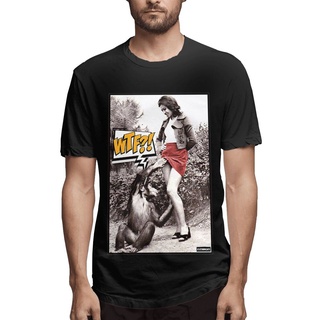 เสื้อท็อปส์ พิมพ์ลาย Wtf Chimp Off God Of Fear Man สไตล์ลิสต์ สําหรับผู้ชาย