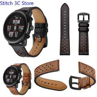 For AMAZFIT Stratos 2s Pace Smart watch strap Genuine leather band bracelet