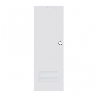 BATHIC ประตูพีวีซี BPC2 70x200 ซม. White (เจาะรูลูกบิด)