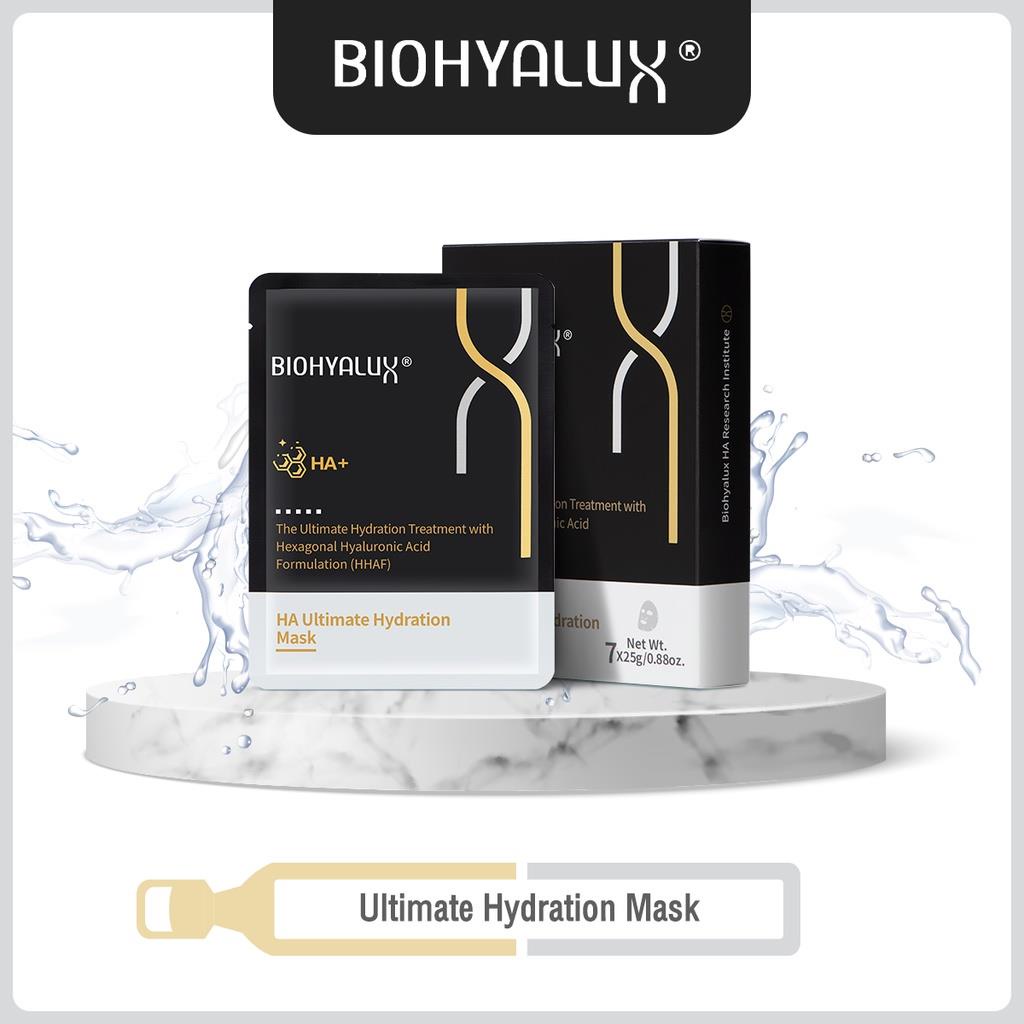 ✣℡[New]Biohyalux HA Ultimate Hydration Mask มาส์กบำรุงผิว เติมความชุ่มชื้น  เหมาะสำหรับทุกสภาพผิว | Shopee Thailand