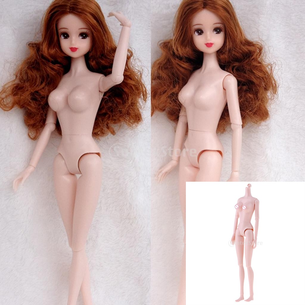 พร้อมส่ง ชุดตุ๊กตา ลาติ y, บาโบลี่ bjd1/6 Nude Doll Large Chest Female Doll Body Parts DIY Supplies For Bjd Dolls ตุ๊กตาทารก