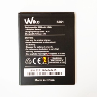 แบตเตอรี่ Wiko robby/(5251) รับประกัน 3 เดือน