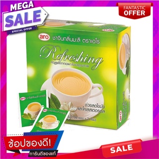 เอโร่ ชาจีน กลิ่นมะลิซอง 2 กรัม x 100 ซอง aro Jasmine Tea 2 g x 100 Sachets