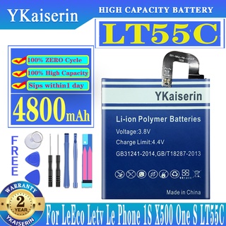 YKaiserin LT55C 4800mAh Batterij For LeEco Letv Le Phone 1S X500 One S LT55C Replacement Battery