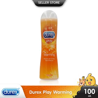 Durex Play Warming เจลหล่อลื่น สูตรน้ำ ให้ความรู้สึกอุ่น ลื่นแบบธรรมชาติ บรรจุ 1 หลอด (ขนาด 100 ml.)