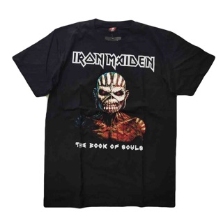 เสื้อยืดผ้าฝ้าย เสื้อวง Iron Maiden rock T-shirt เสื้อวงร็อค Iron Maiden เสื้อยืดวงร็อค