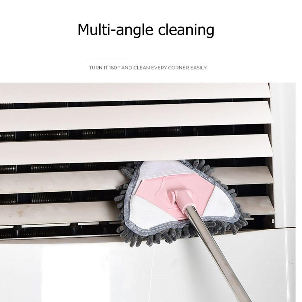 Yolo ผ้าม็อบ ทรงสามเหลี่ยม แบบเปลี่ยน สําหรับเช็ดทําความสะอาดหน้าต่าง - รูปที่ 3