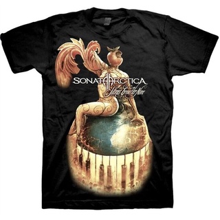 T-shirt  ขายดี เสื้อยืด พิมพ์ลาย Sonata Arctica Stones Grow Her Name M Power Metal Band Official AAojhd04IPbage96 สไตล์ค