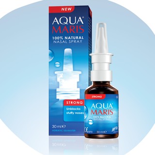 Aqua Maris Strong Natural Nasal Spray 30ml สเปรย์พ่นจมูก ลดอาการคัดแน่นจมูก