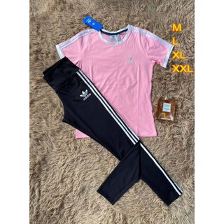 ชุดออกกำลังกาย เสื้อกีฬา + กางเกง