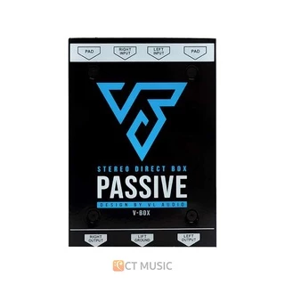 [ใส่โค้ดลด 1000บ.] (ส่งด่วน) VL Audio Vbox Stereo/Mono Passive ดีไอ บ๊อกซ์ DI Direct Box V-BOX