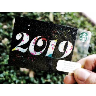 บัตร Starbucks ลาย New Year 2019 / บัตรเปล่า