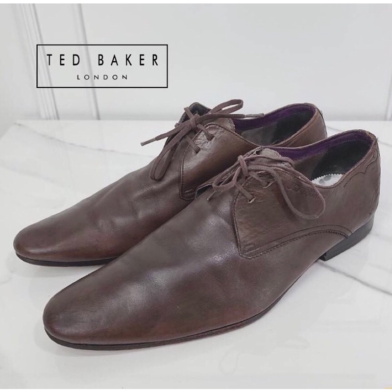 ❌sold❌รองเท้า Ted Baker Men Leather London TBMOQ 31086 สีน้ำตาล