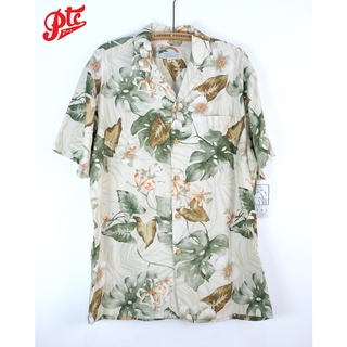 เสื้อฮาวาย PARADISE FOUND "MONSTERA ORCHID BEIGE"