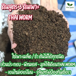 ดินเพาะ / ชำ Thai worm 5 kg.