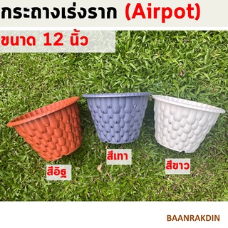 กระถาง Airpot 12 นิ้ว สีสวยมาก พร้อมส่ง