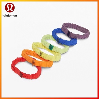 Lululemon  ที่คาดผม สีพื้น สําหรับเล่นกีฬา โยคะ หกสี