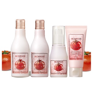 Skinfood Tomato Brightening Cream 60g / Toner 140ml / Essence 45ml / Emulsion 140ml