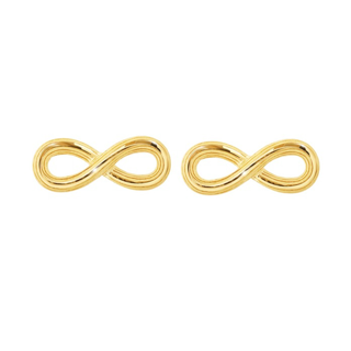PRIMA ต่างหูทองคำ 99.9% รูปอินฟินิตี้ Infinity Collection 111E3774-18